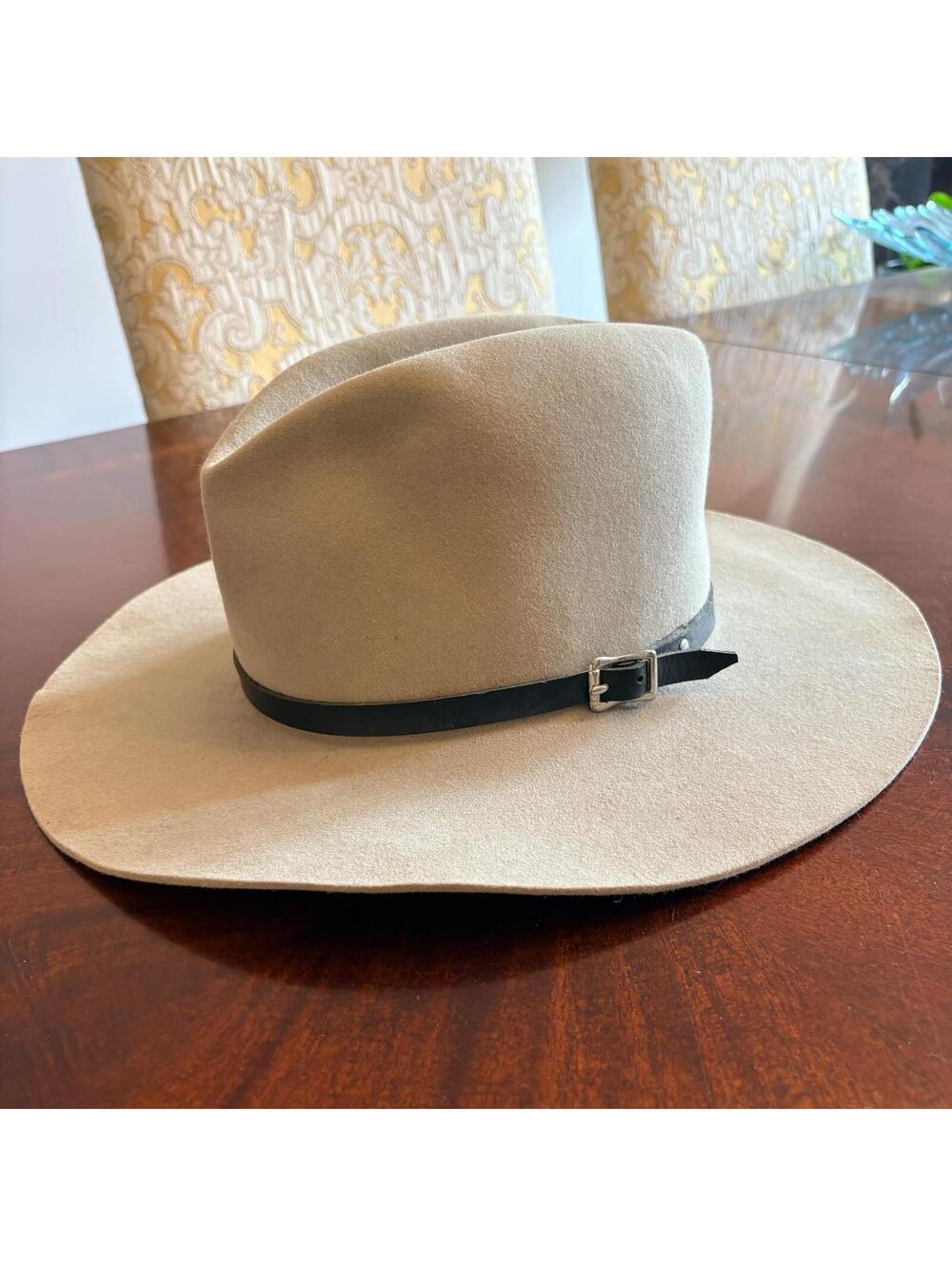 Frontier Western Cowboy Hat Cream Felt Western Hat
